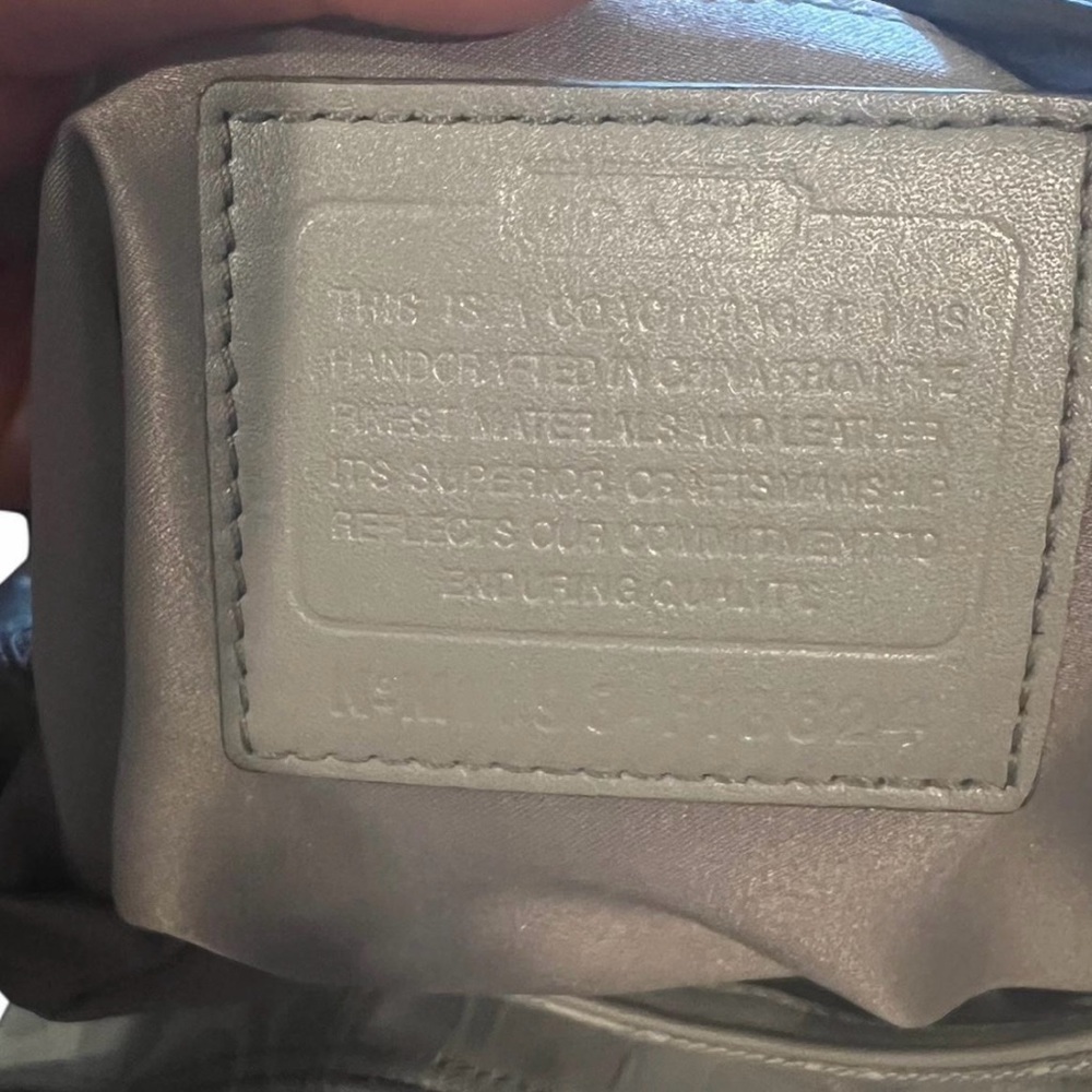 Coach Patchwork Collection purse, gray - Picture 5 of 8